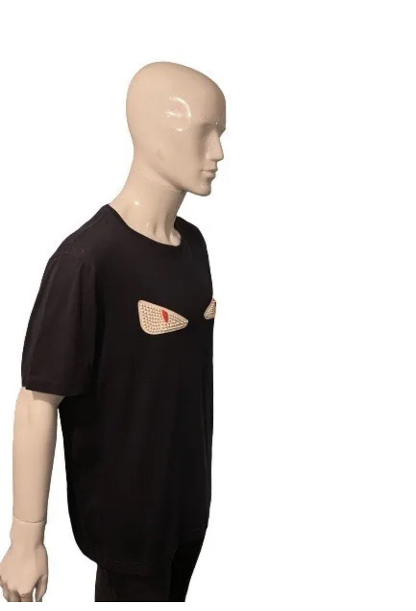 Fendi t hotsell shirt white eyes