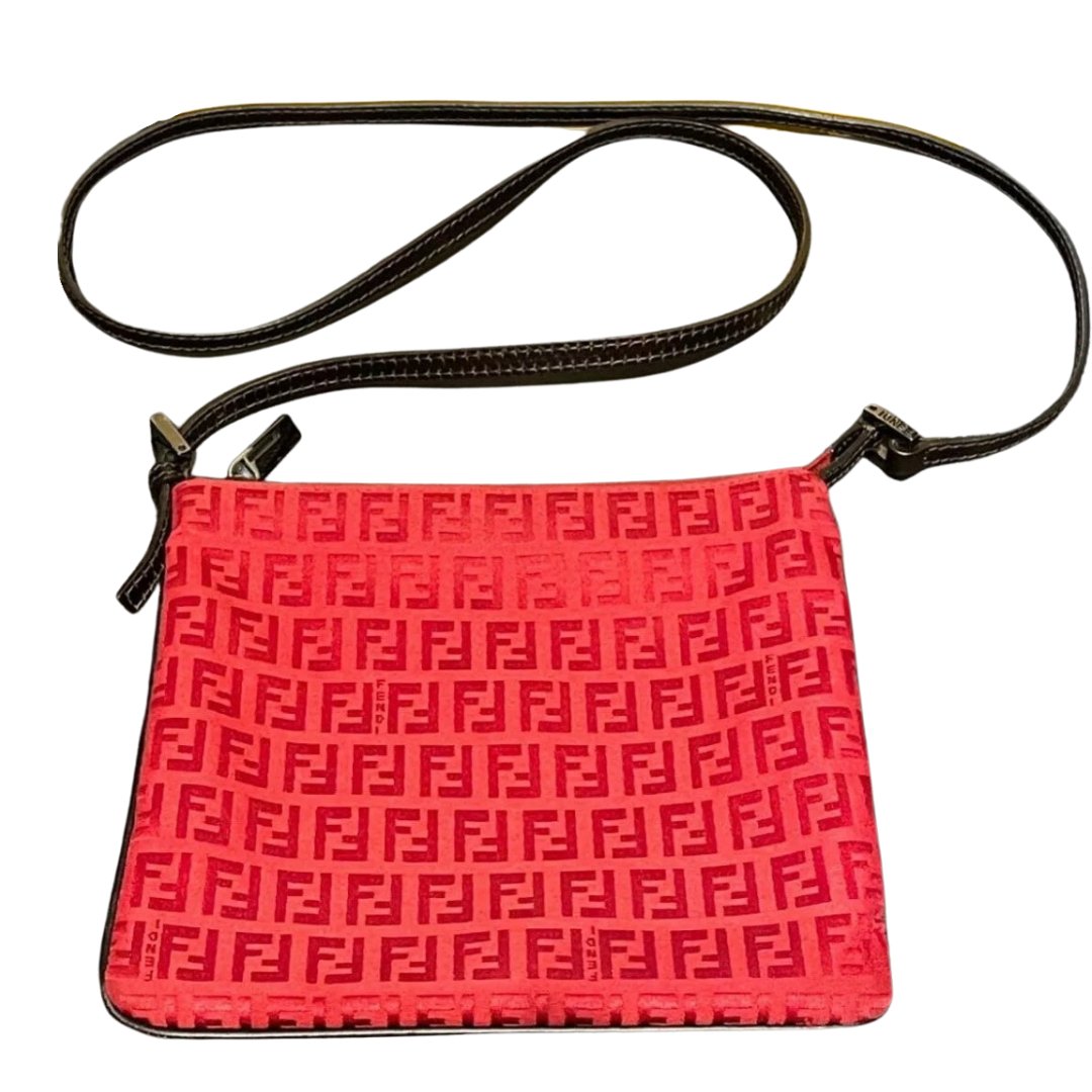 Fendi ff logo shoulder bag sale