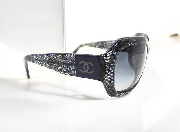 Chanel Dark Blue CC Sunglasses - V & G Luxe Boutique