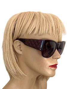 Chanel Quilted Hidden Mirrored Vintage Sunglasses - V & G Luxe Boutique