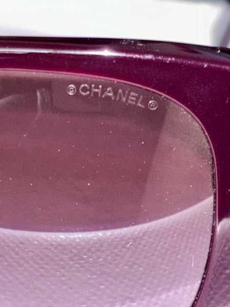 Chanel Quilted Hidden Mirrored Vintage Sunglasses - V & G Luxe Boutique