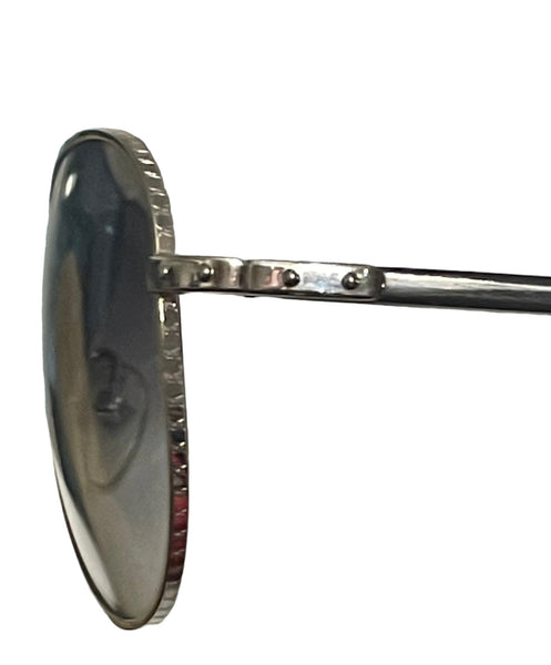 Louis Vuitton Monogram Silvertone Sunglasses - V & G Luxe Boutique