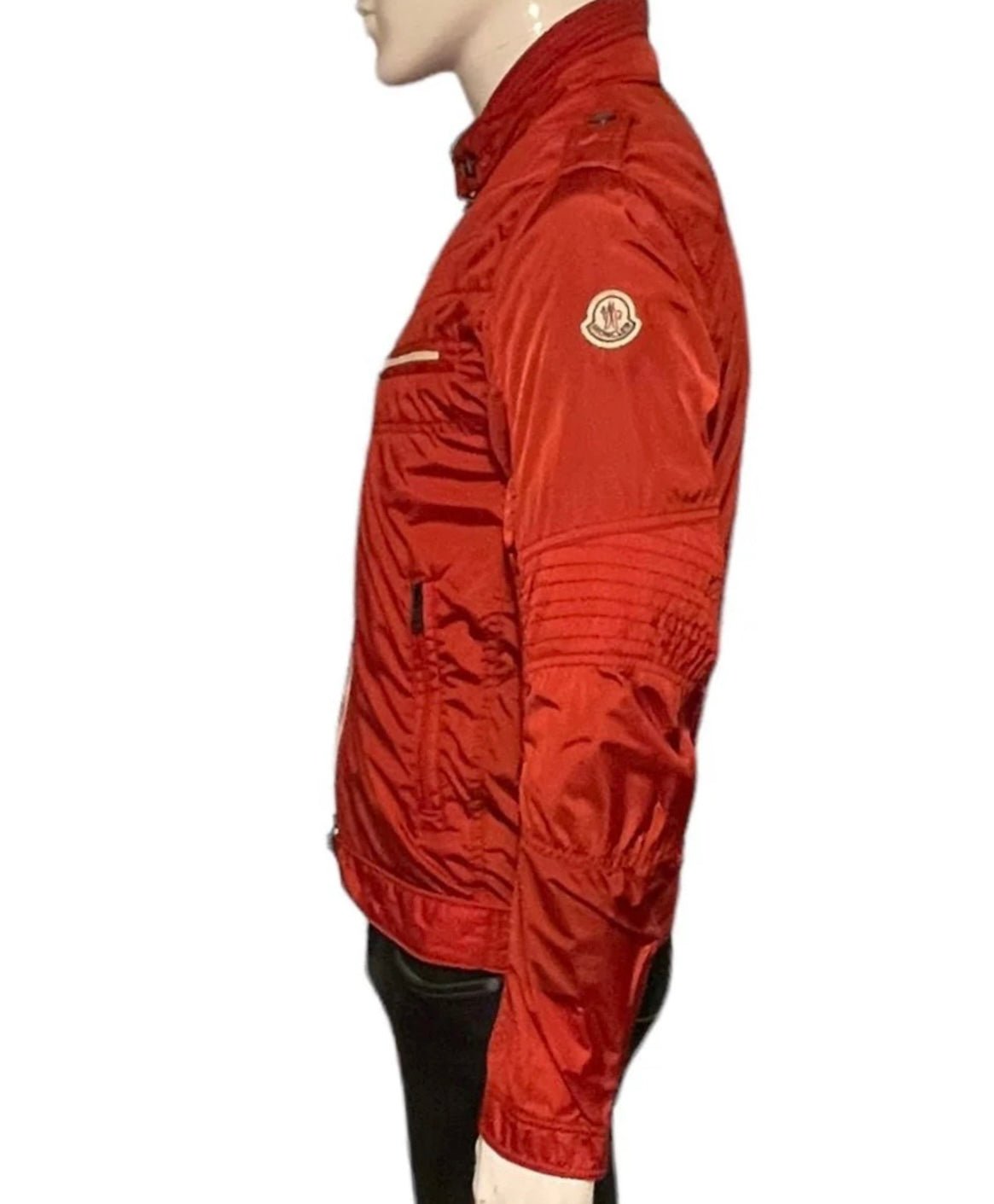 Moncler Men's Red Blot Lightweight Jacket Size 3 - V & G Luxe Boutique