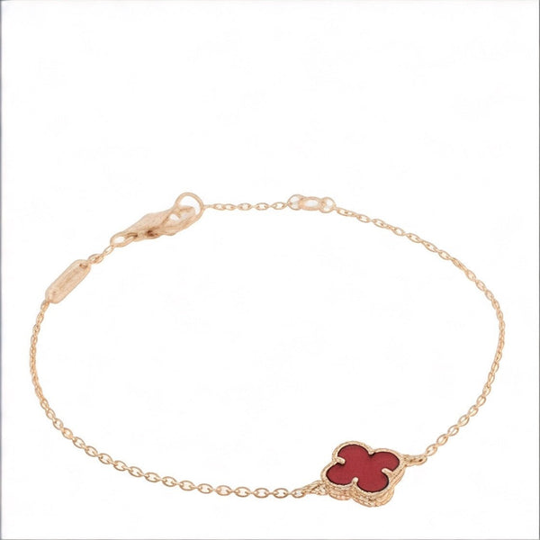 Van Cleef & Arpels 18K Rose Gold Sweet Alhambra Bracelet - V & G Luxe Boutique