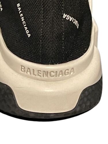 Balenciaga Speed 2.0 Recycled Knit Sneaker allover logo Size EU 37 UK 4 RRP £735 - V & G Luxe Boutique