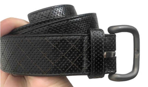 Bottega Veneta Black Unisex Black Belt - V & G Luxe Boutique