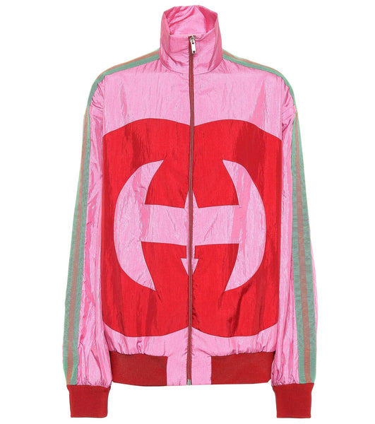 Brand New Women's Gucci GG Pink Jacket, Size 8-10 - V & G Luxe Boutique