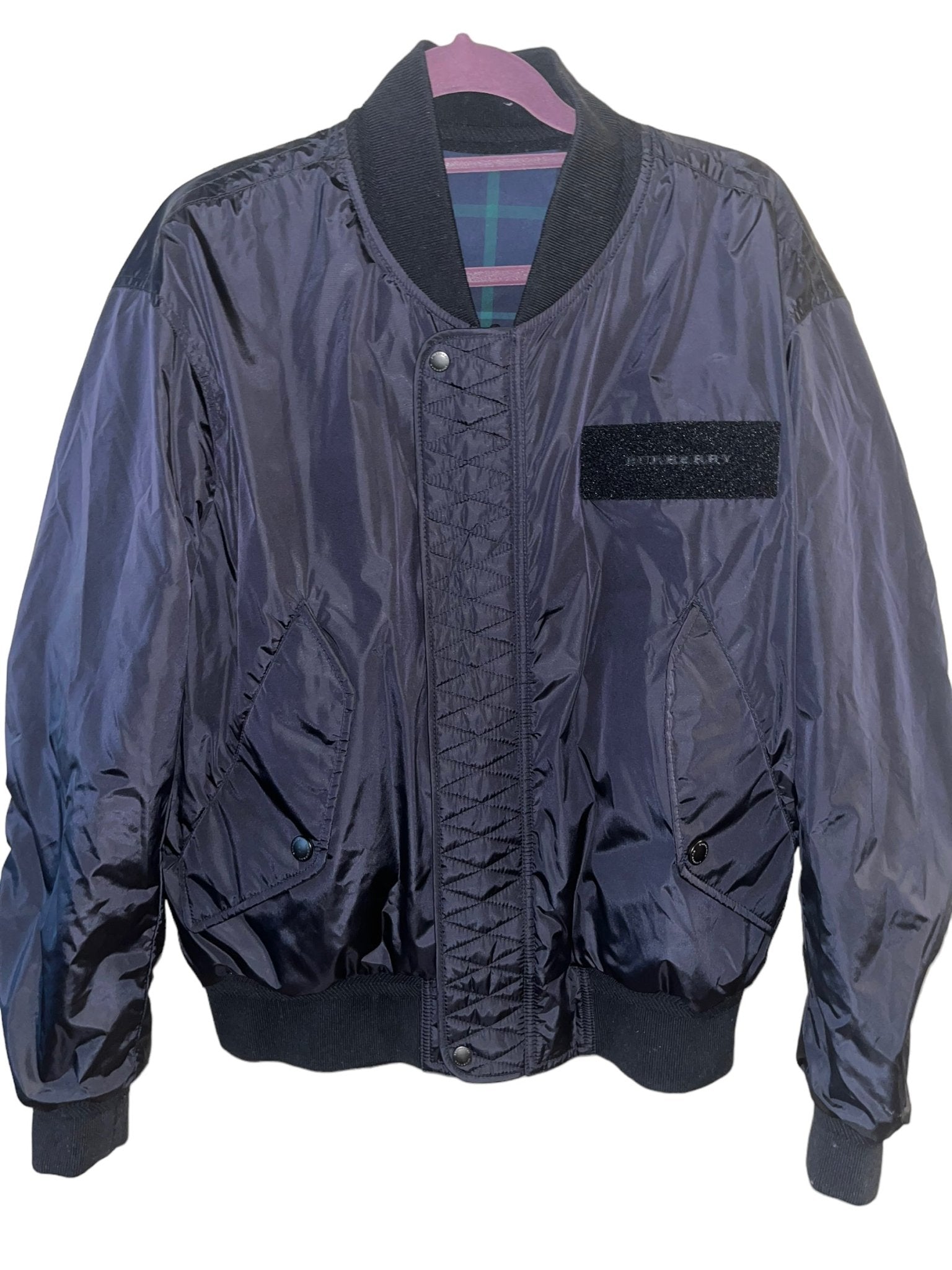 Burberry reversible bomber jacket best sale