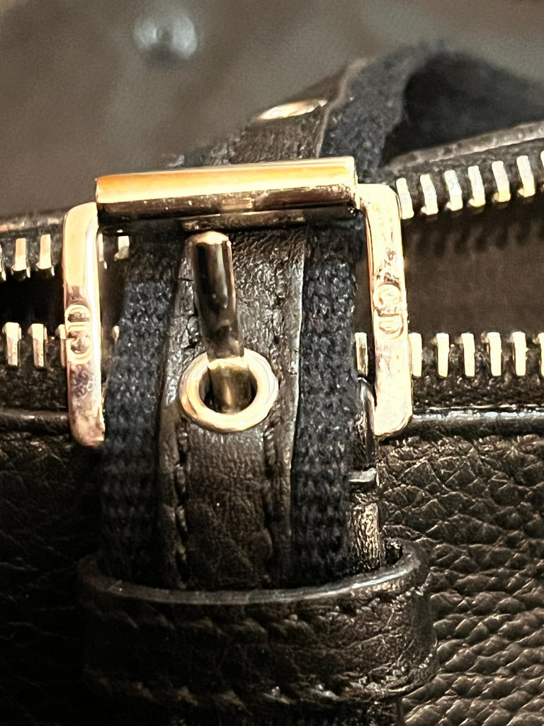 CHRISTIAN DIOR Monogram Boston Black 15628