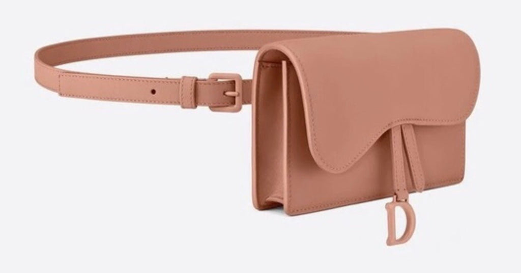 Christian Dior Saddle Belt Bag Black Ultra Matte Calfskin
