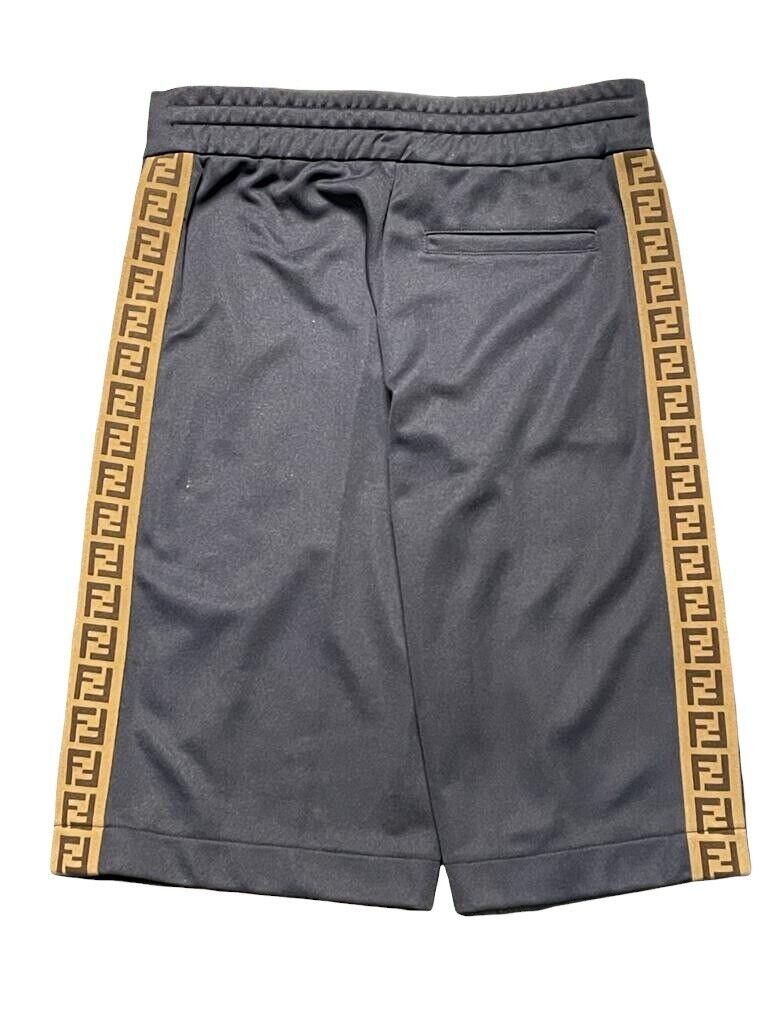 Fendi Boys Navy Blue FF Logo Bermuda Shorts Age 12+ Years - V & G Luxe Boutique