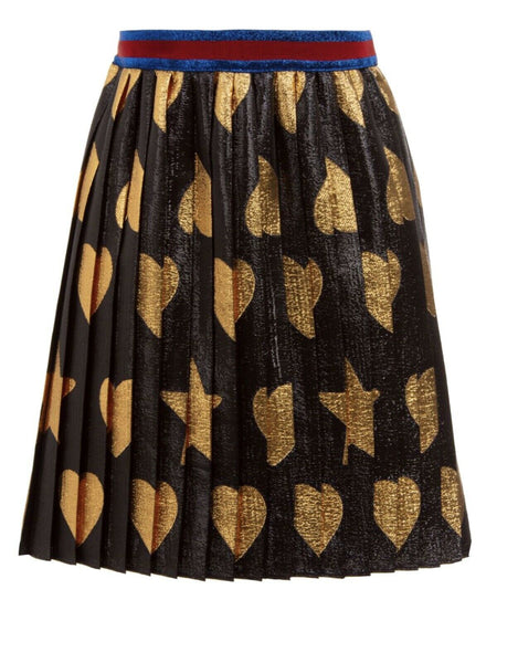 Gucci Brand New Black & Gold Skirt Age 12 Or UK 8/10 - V & G Luxe Boutique