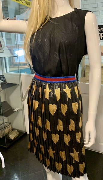 Gucci Brand New Black & Gold Skirt Age 12 Or UK 8/10 - V & G Luxe Boutique