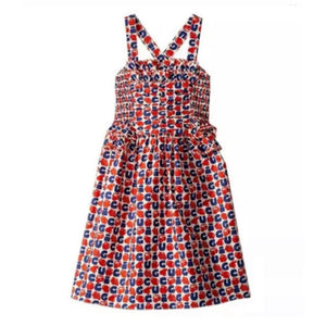 Gucci Brand New Girls Poplin Fruit Ruffle Logo Dress, Age 12 - V & G Luxe Boutique