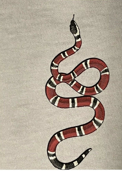 Gucci Child's White Cotton Kingsnake T Shirt Size Age 10 - V & G Luxe Boutique