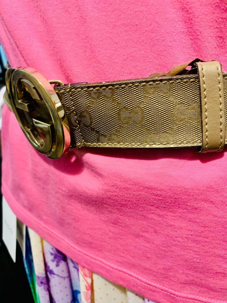 Rose gold gucci outlet belt