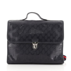 Gucci Navy Blue GG Monogram Unisex Backpack - V & G Luxe Boutique