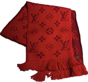 Louis Vuitton Logomania Wool Scarf - Red Scarves and Shawls