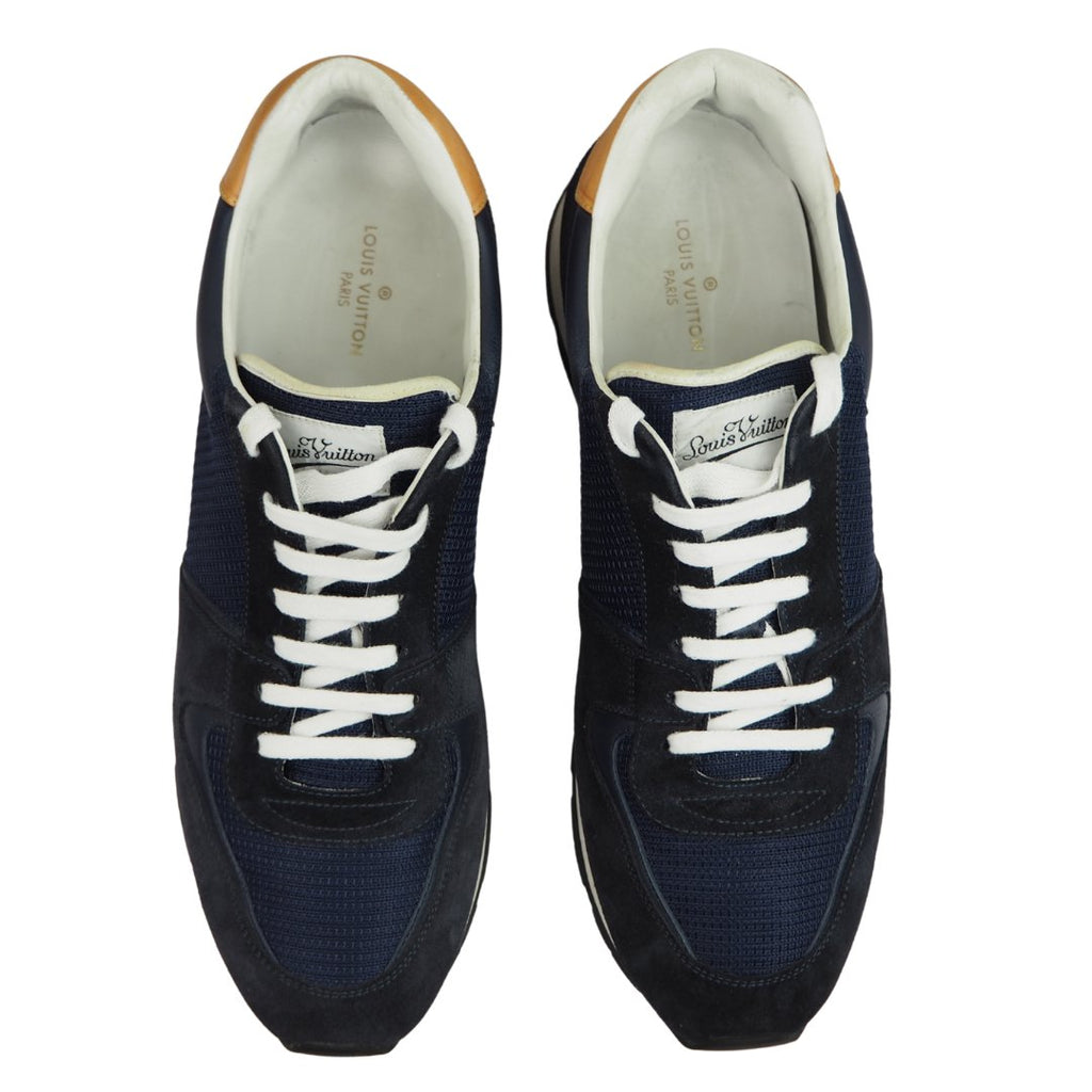 Run away low trainers Louis Vuitton Blue size 8.5 UK in Other