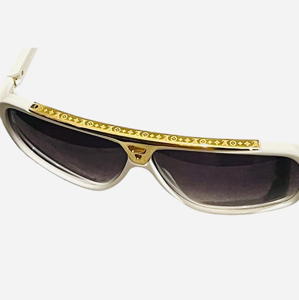 Buy Louis Vuitton Evidence White Sunglasses Z0351W Online at
