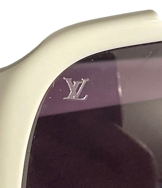 Louis Vuitton White Evidence Unisex Sunglasses - V & G Luxe Boutique