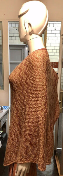 Missoni Multicoloured Orange Zig Zag Women’s Poncho Tunic Top One Size - V & G Luxe Boutique