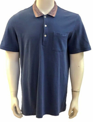 Missoni Navy Blue Men’s Polo Top Size XXL - V & G Luxe Boutique