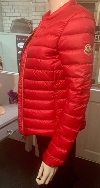 Moncler Ambrine Pink Padded Waterproof Jacket Coat, Age 14 (or Ladies Small) - V & G Luxe Boutique