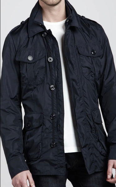 Moncler Men's Grey Kenya Giubbotto Field Jacket Size 5 - V & G Luxe Boutique