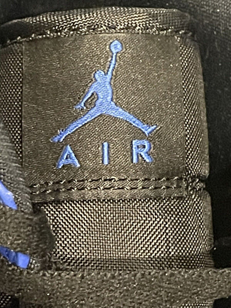 Nike Air Jordan 1 Mid Black & "Hyper Royal" Blue Size UK 8.5 - V & G Luxe Boutique